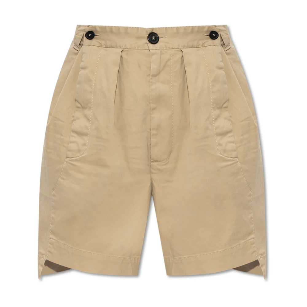 Dsquared2 Baggy style shorts Beige Dames