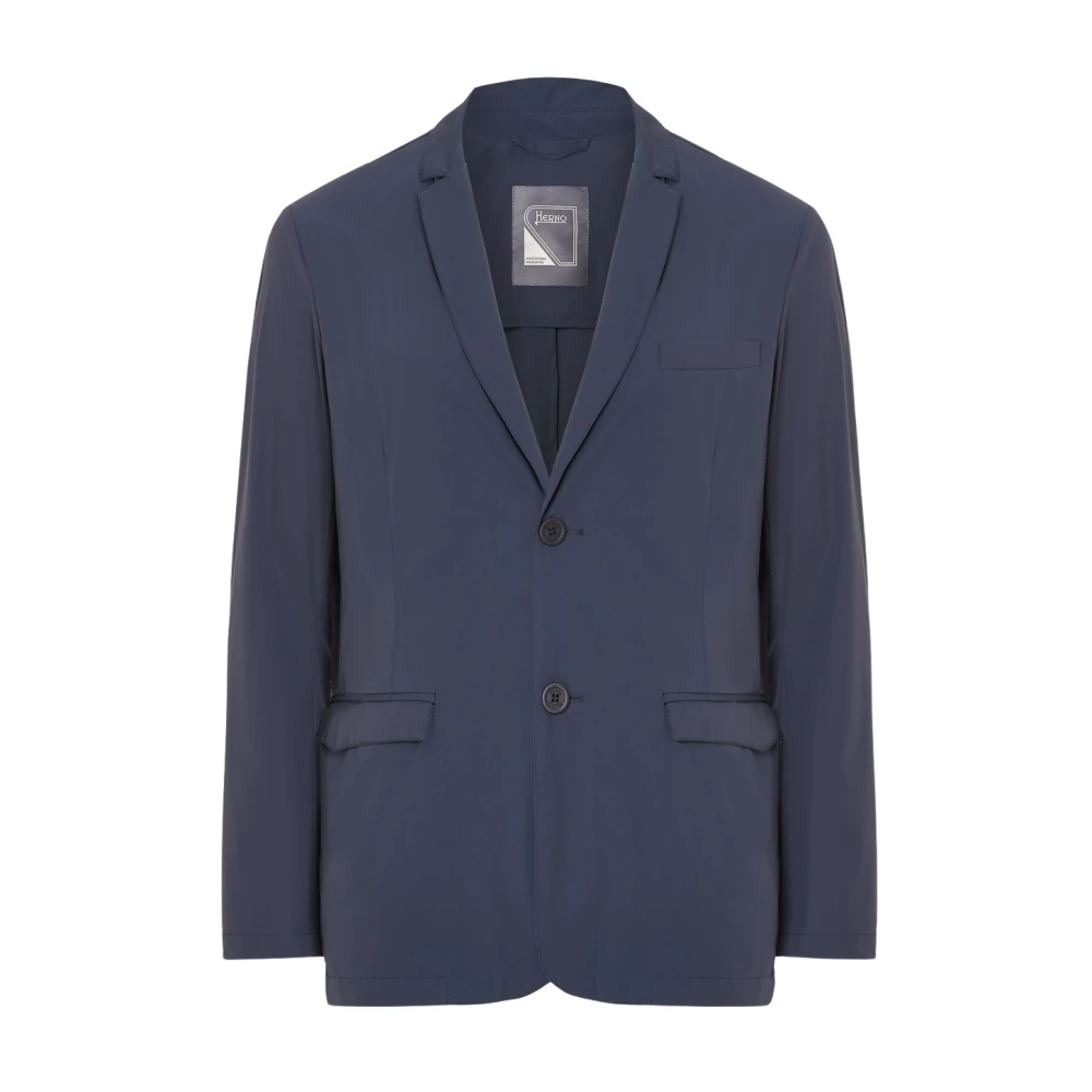 Herno - Jackets > Blazers - Blue - Herno - Modalova