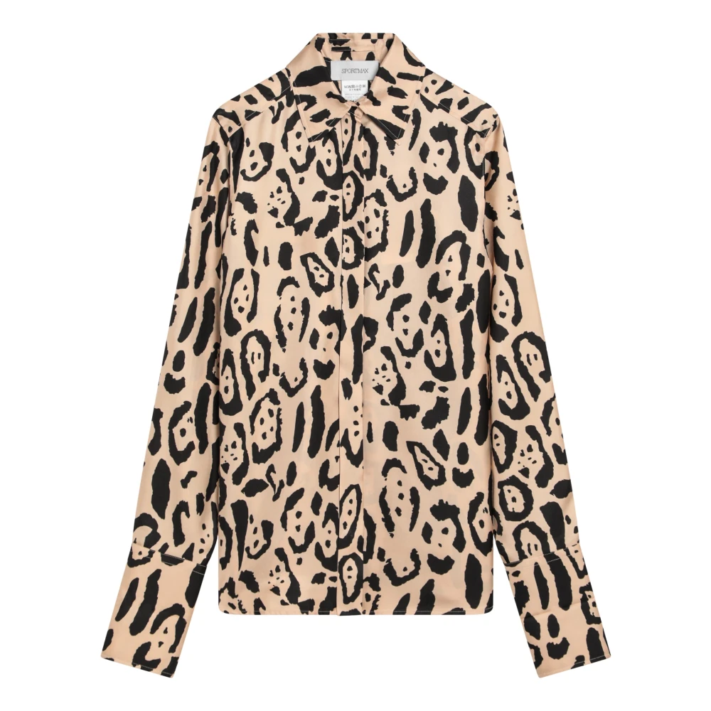 SPORTMAX Lange mouwen overhemd Multicolor Dames