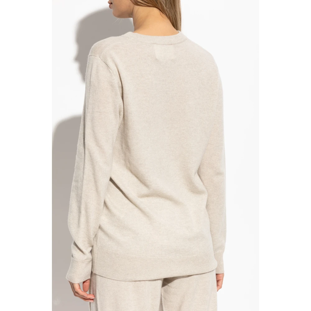 Lisa Yang Kasjmier trui Helena Beige Dames