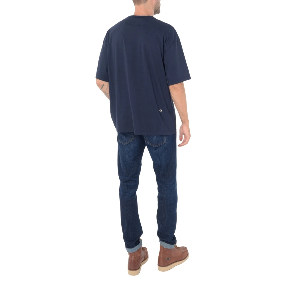 Dondup Icon Denim Stretch Jeans in Donkerblauw Blue Heren