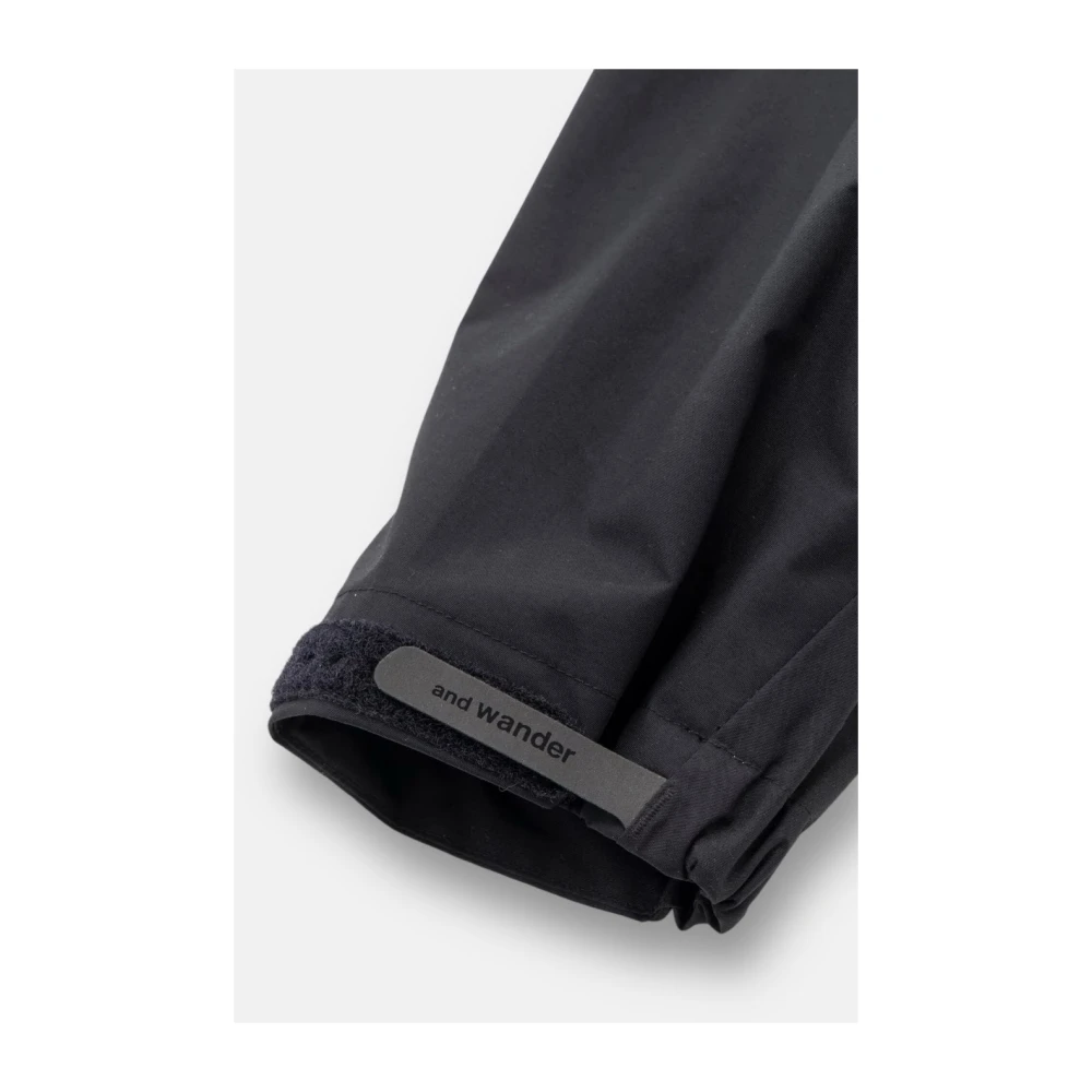 And Wander Lichtgewicht Waterdichte Hiker Regenjas Black Heren