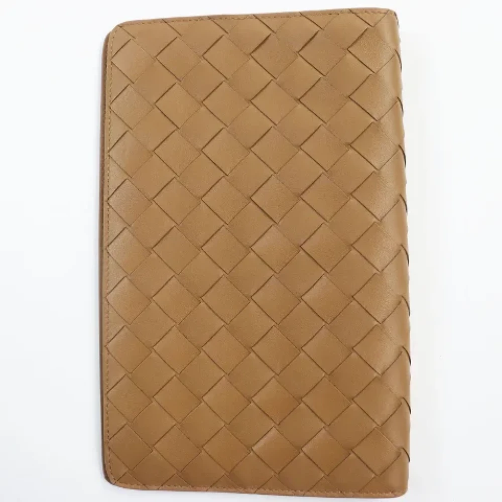 Bottega Veneta Vintage Pre-owned Leather home-office Brown Heren