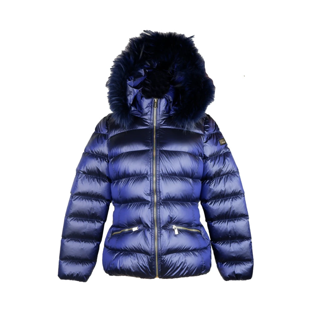YES ZEE Kleding Jassen Blue Dames