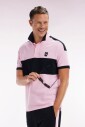 polo-a-manches-courtes-new-zealand-en-coton-rose-coupe-decontractee-eden-park