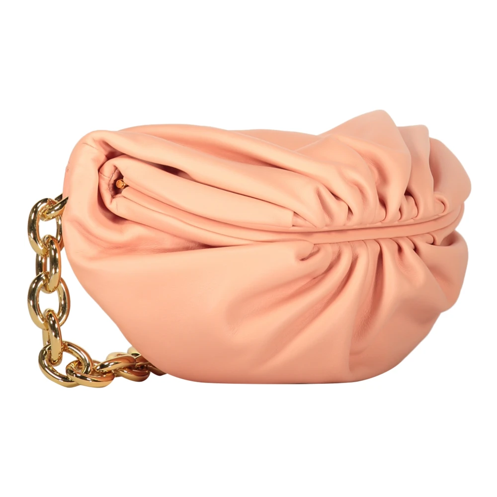 Bottega Veneta Mini Leren Riemtas Pink Dames