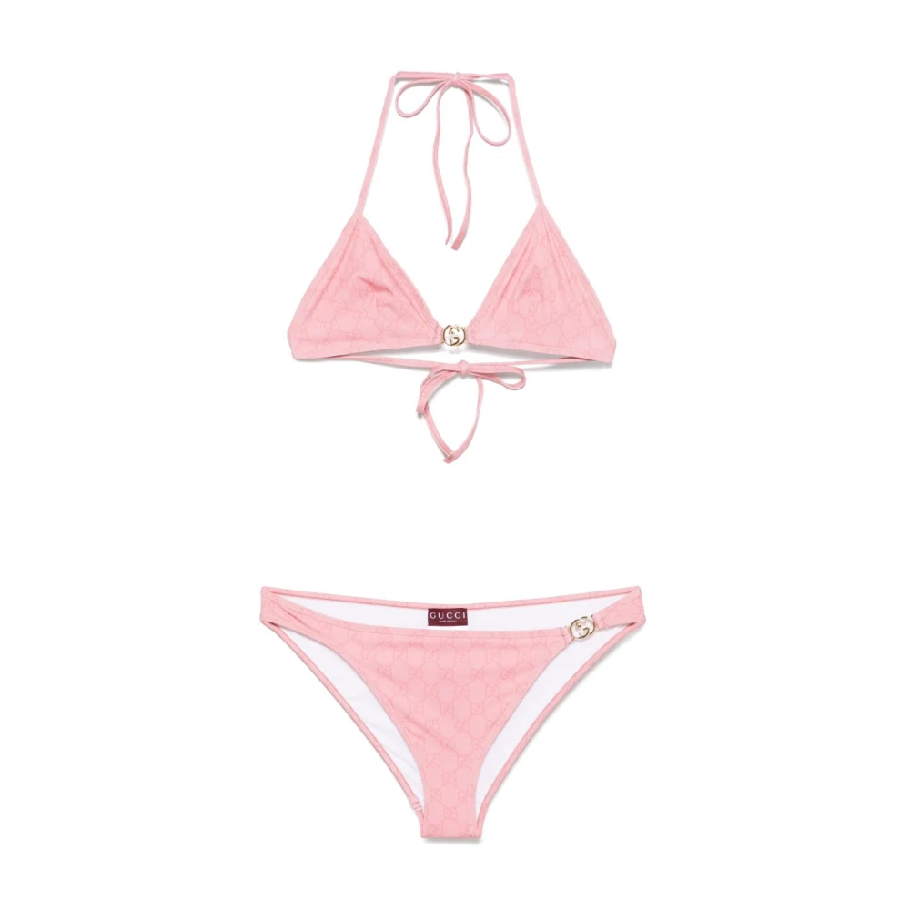 Gucci Women's Pink Bikinis,, Sea Clothing For Small