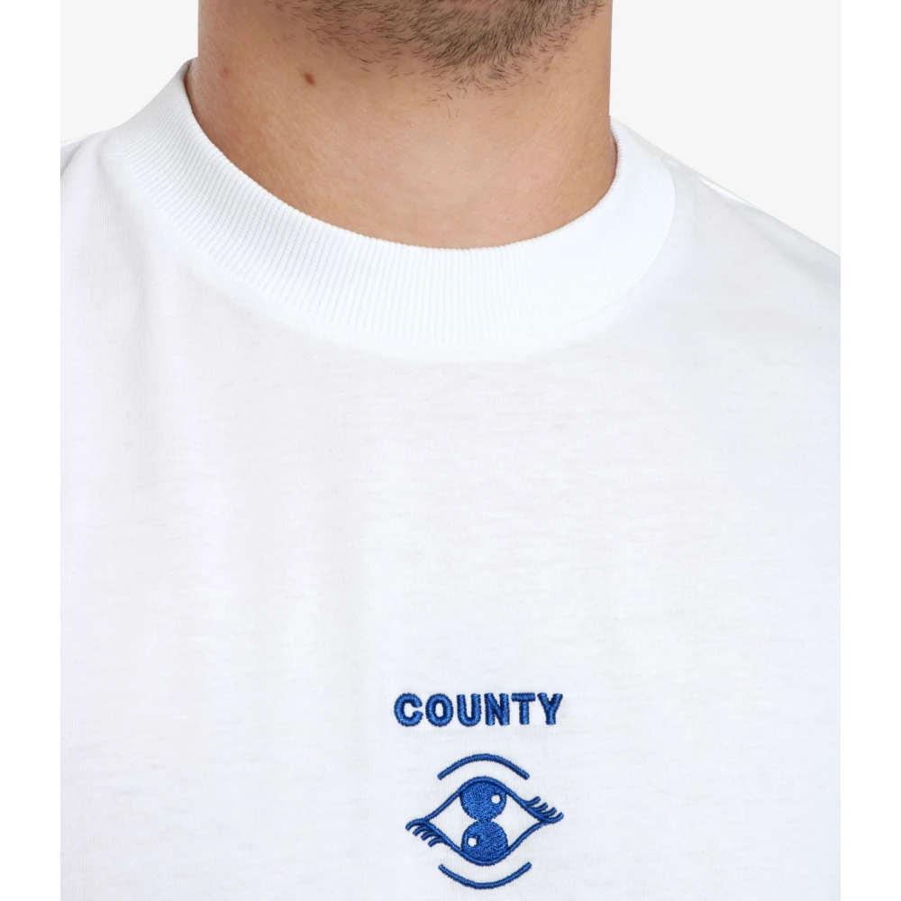 Marcelo Burlon Grafische Print Katoenen T-shirts en Polos White Heren