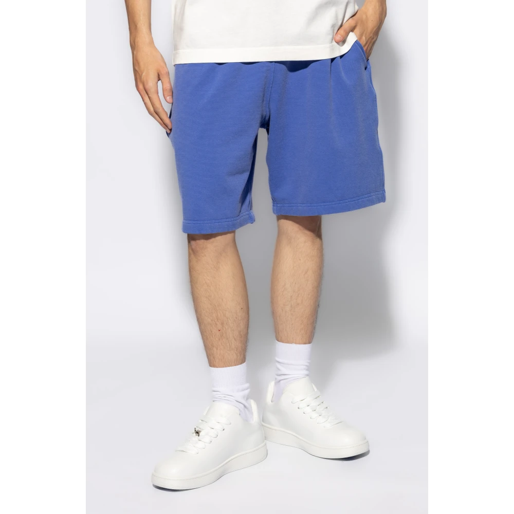 Burberry Sweat Shorts Blue Heren