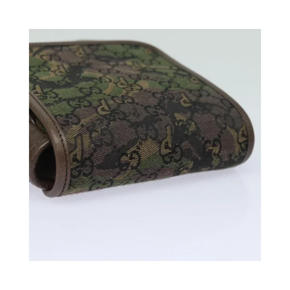 Gucci Vintage Pre-owned Canvas gucci-bags Green Dames