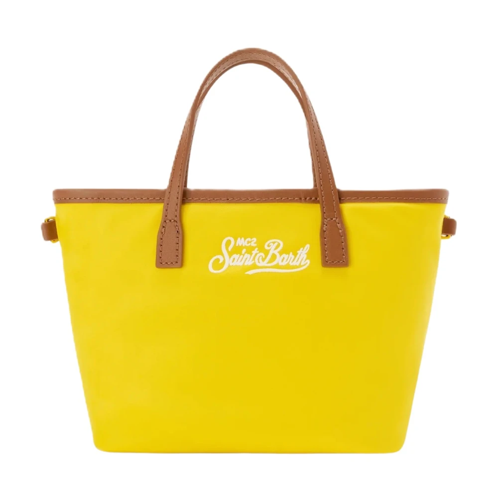 Mc2 Saint Barth Women's Yellow City Bag Mini Nylon - Mini Bags - One Size - Bags