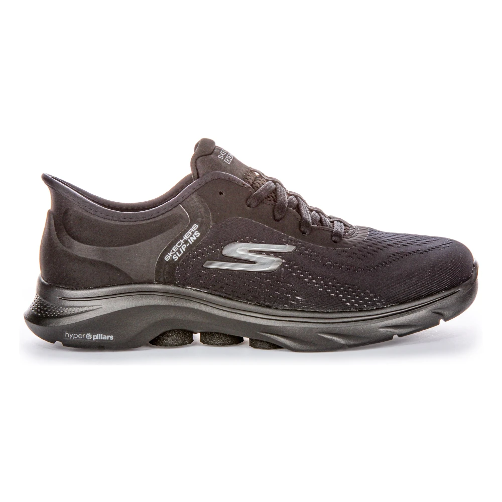 Skechers Vegan Sneakers met Hielkussen Dames Schoenen Zwart