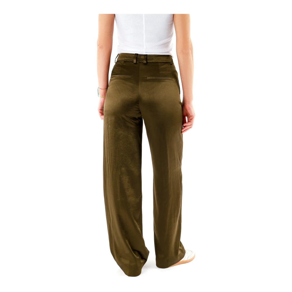 drykorn Casual Wide Leg Broek Green Dames