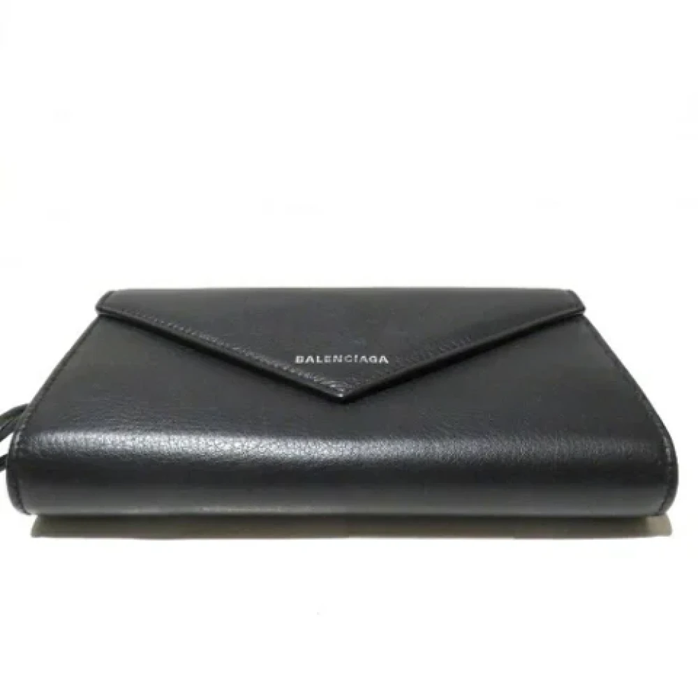 Balenciaga Vintage Pre-owned Leather wallets Black Dames