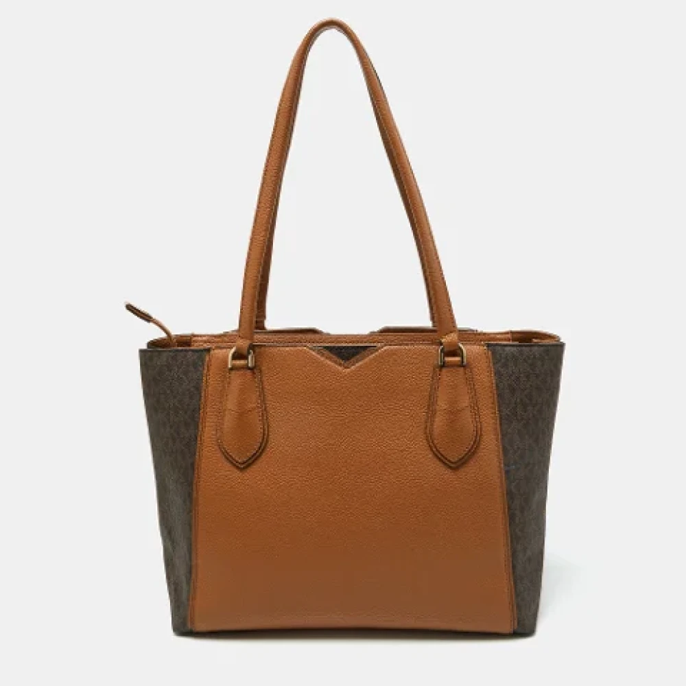Michael Kors Pre-owned Leather shoulder-bags Brown Dames