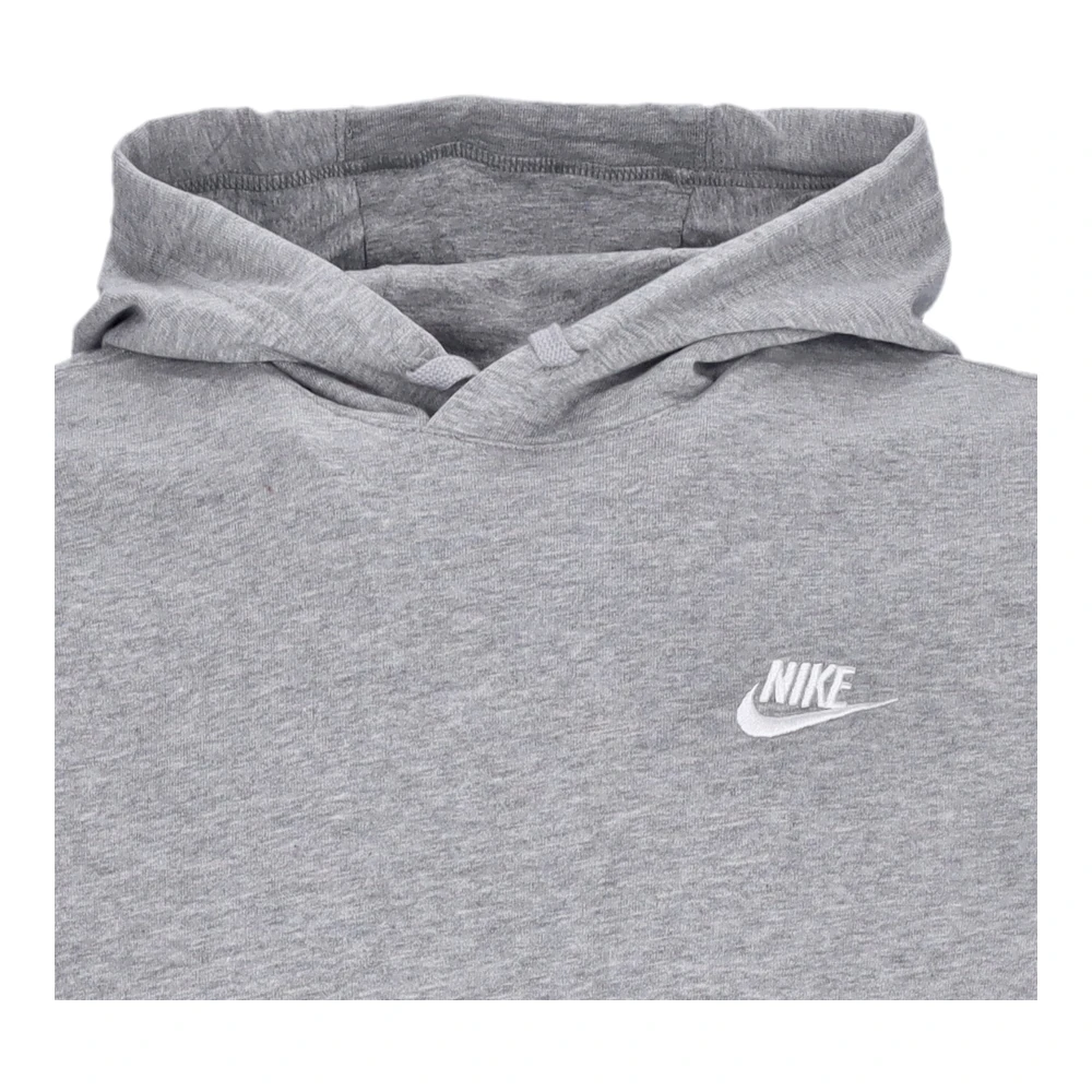Nike Club Jersey Hoodie Sportkleding voor mannen Gray Heren