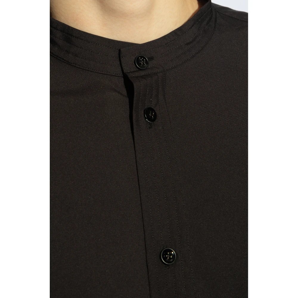 Jil Sander Zijden shirt Black Heren