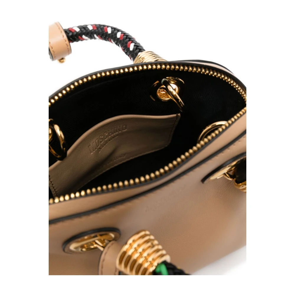 Moschino Beige Top Handvat Schoudertas Beige Dames