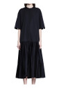 robe-noire-en-popeline-brodee-monogramme