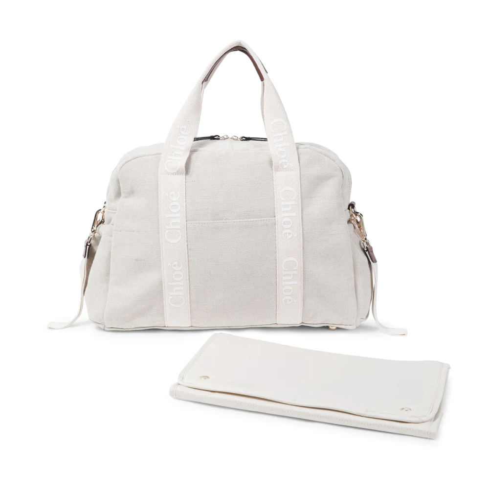 Chloé Beige Verzorgingstas met Kinderwagenriemen Beige Dames