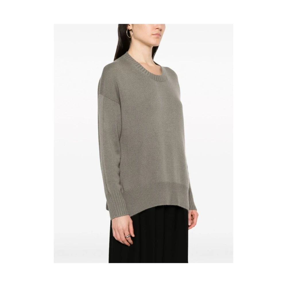 allude Kasjmier Wafel Gebreide Trui Gray Dames