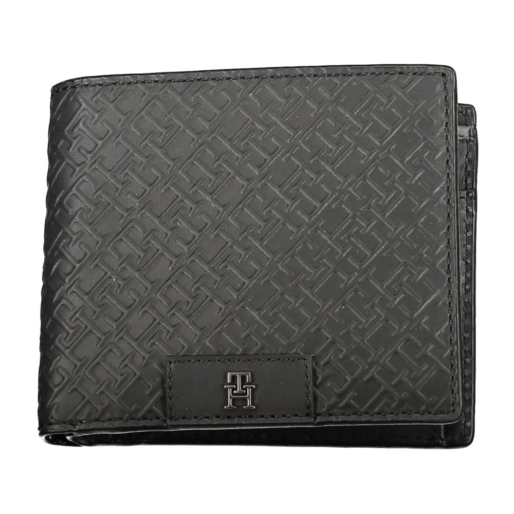 Tommy Hilfiger Heren Portemonnee Zwart Contrast Details Black Heren