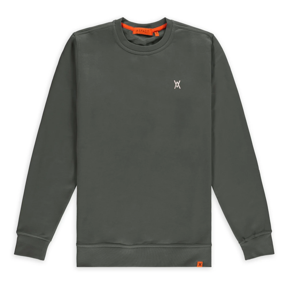 Aspact Zavi Crewneck Storm Front MiintoTitle Zavi Crewneck Gray Heren