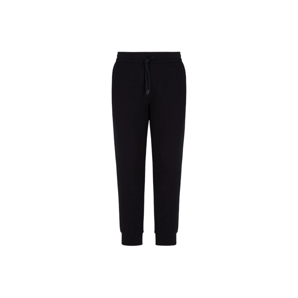 Armani Exchange Men's Black Back Logo Joggers