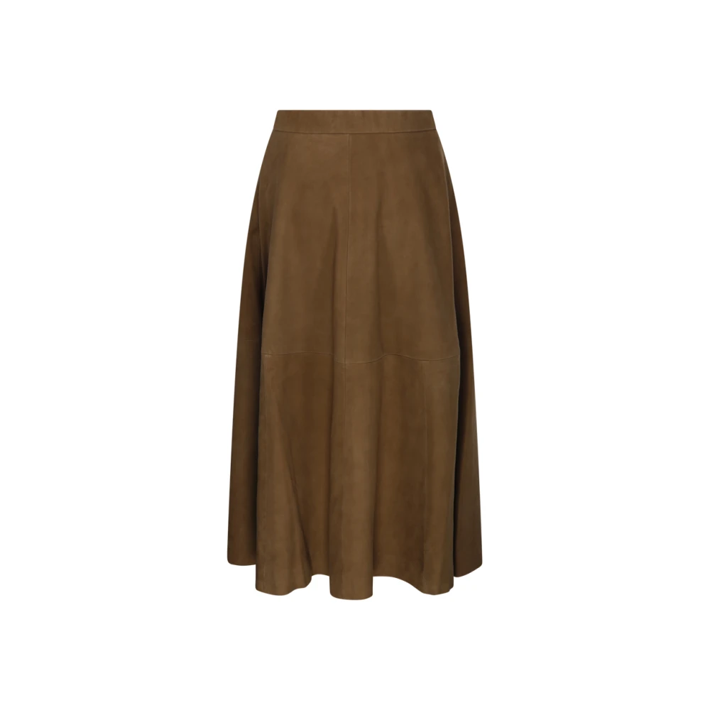 Róhe Licht Khaki Rok Beige Dames