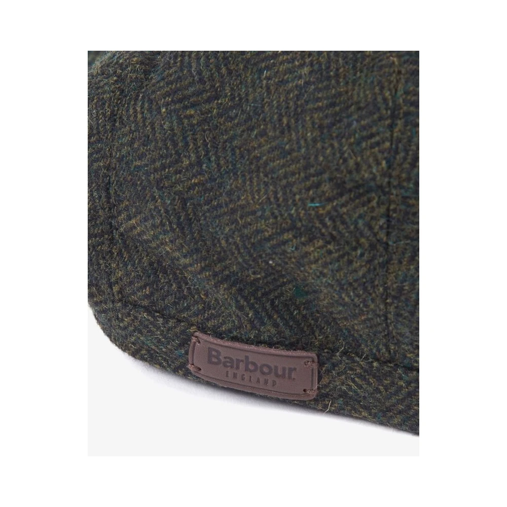 Barbour Gestippelde Wol Coppola Hoed Green Unisex