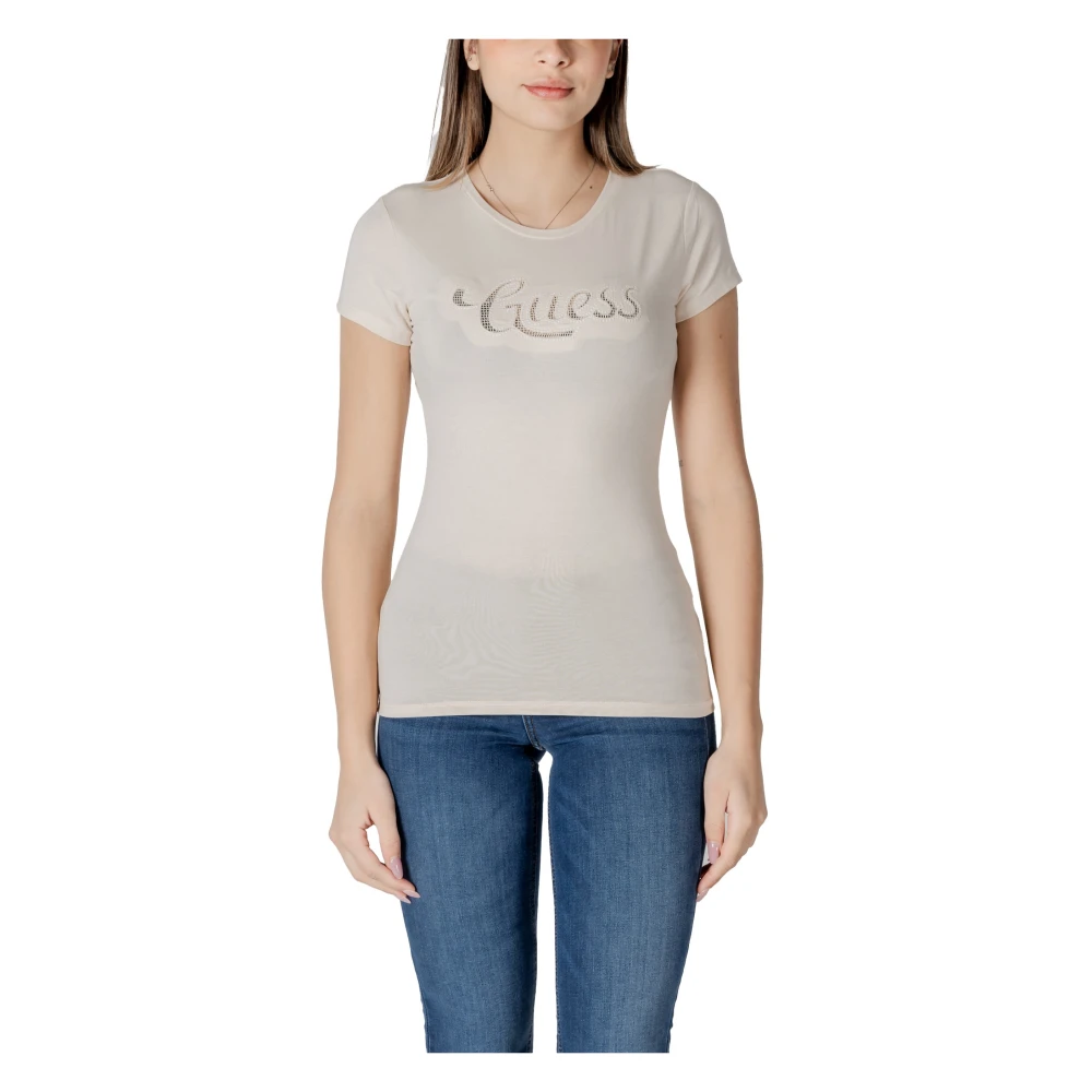 Guess - Tops > T-Shirts - Beige - Guess - Modalova