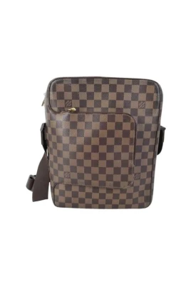 Pre-owned Vintage Damier Ebene Axelremsväska