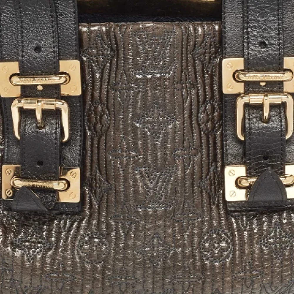 Louis Vuitton Vintage Pre-owned Leather louis-vuitton-bags Black Dames