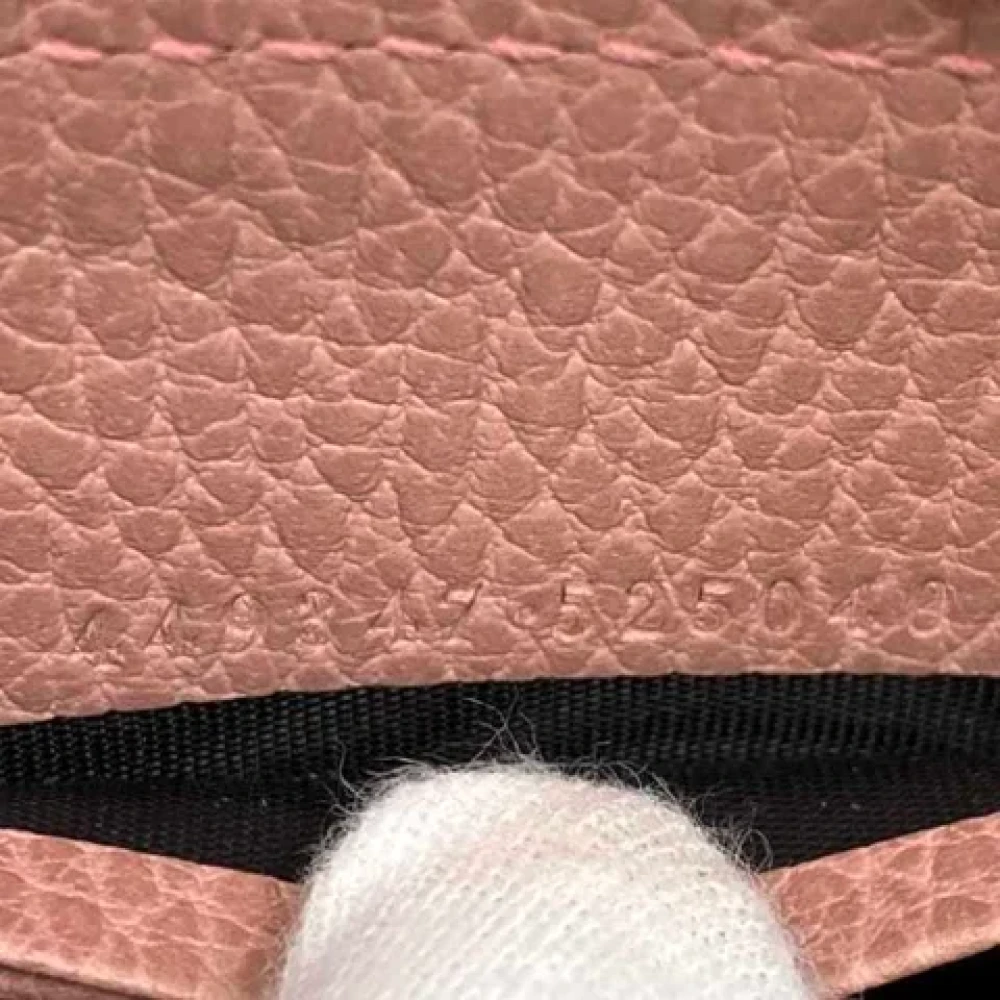 Gucci Vintage Pre-owned Leather wallets Pink Dames