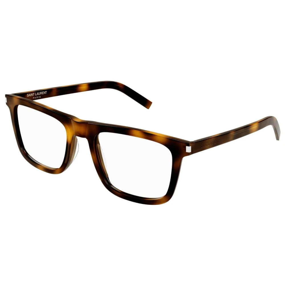 Saint Laurent Slim Optic Zwarte Zonnebril Brown Unisex