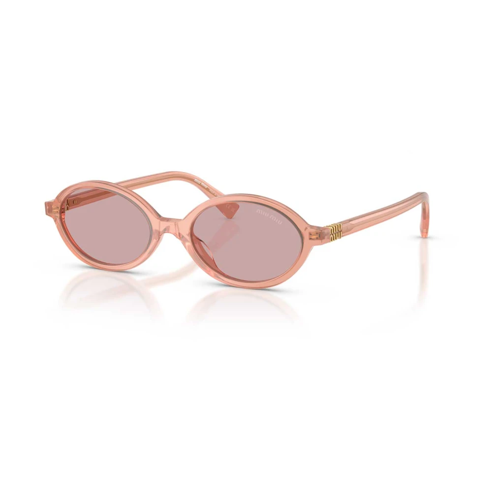 Miu Miu Unisex Pink Sunglasses, 50 Mm, Oval Sunglasses