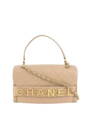 Pre-owned läder Chanel-väskor