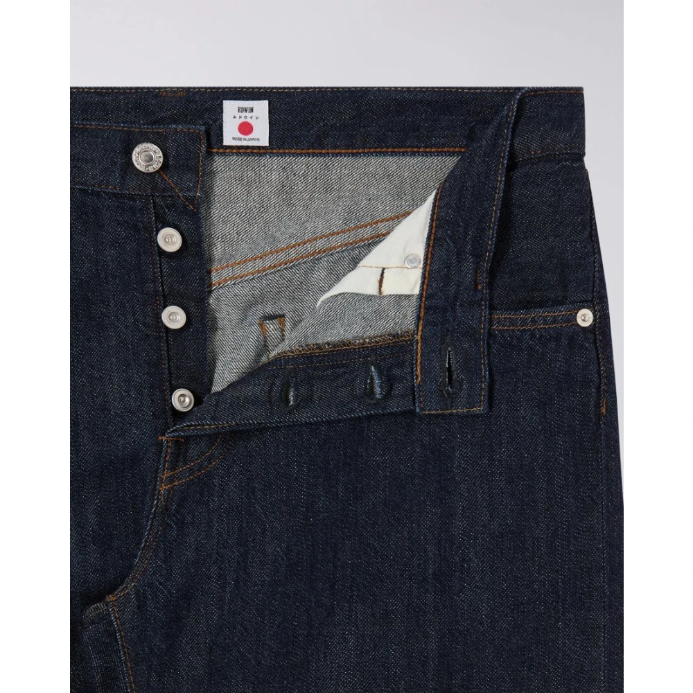 Edwin Slim Tapered Blauw Rinsed Jeans Blue Heren