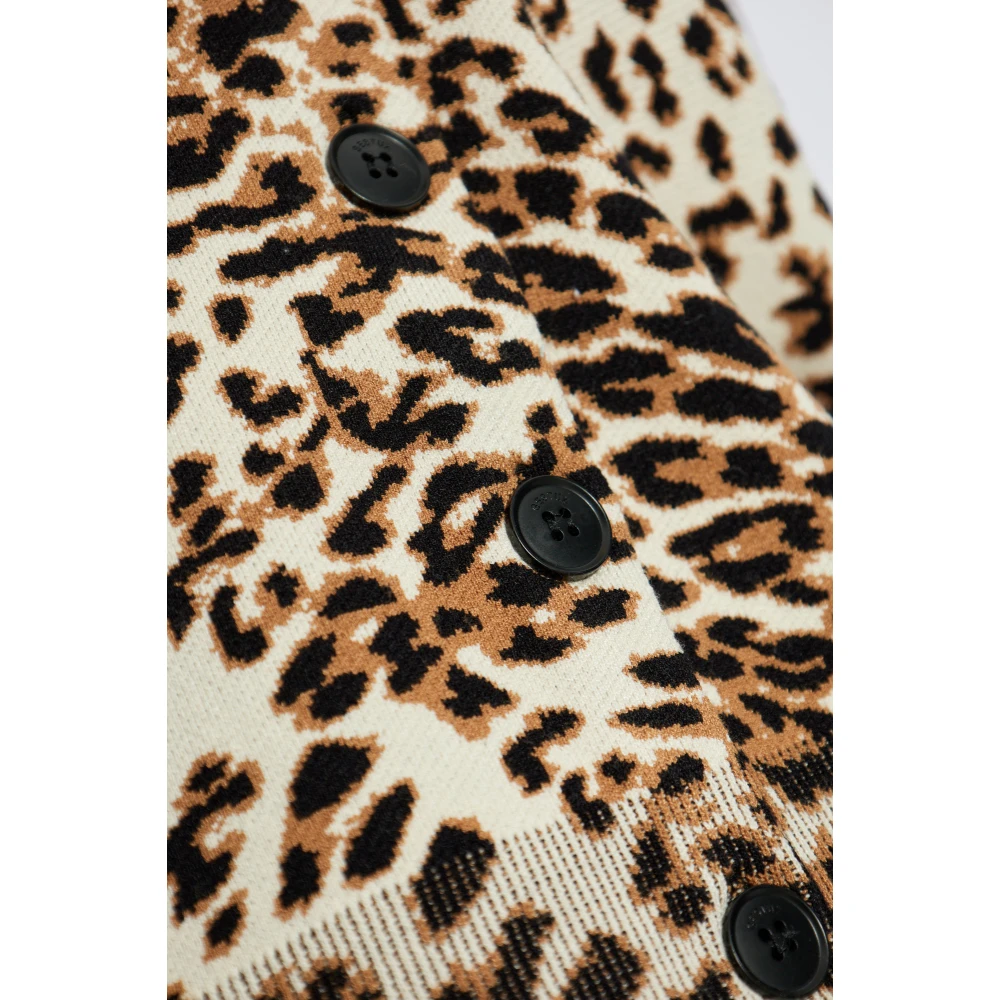 Gestuz Dierenprint Vest Beige Dames