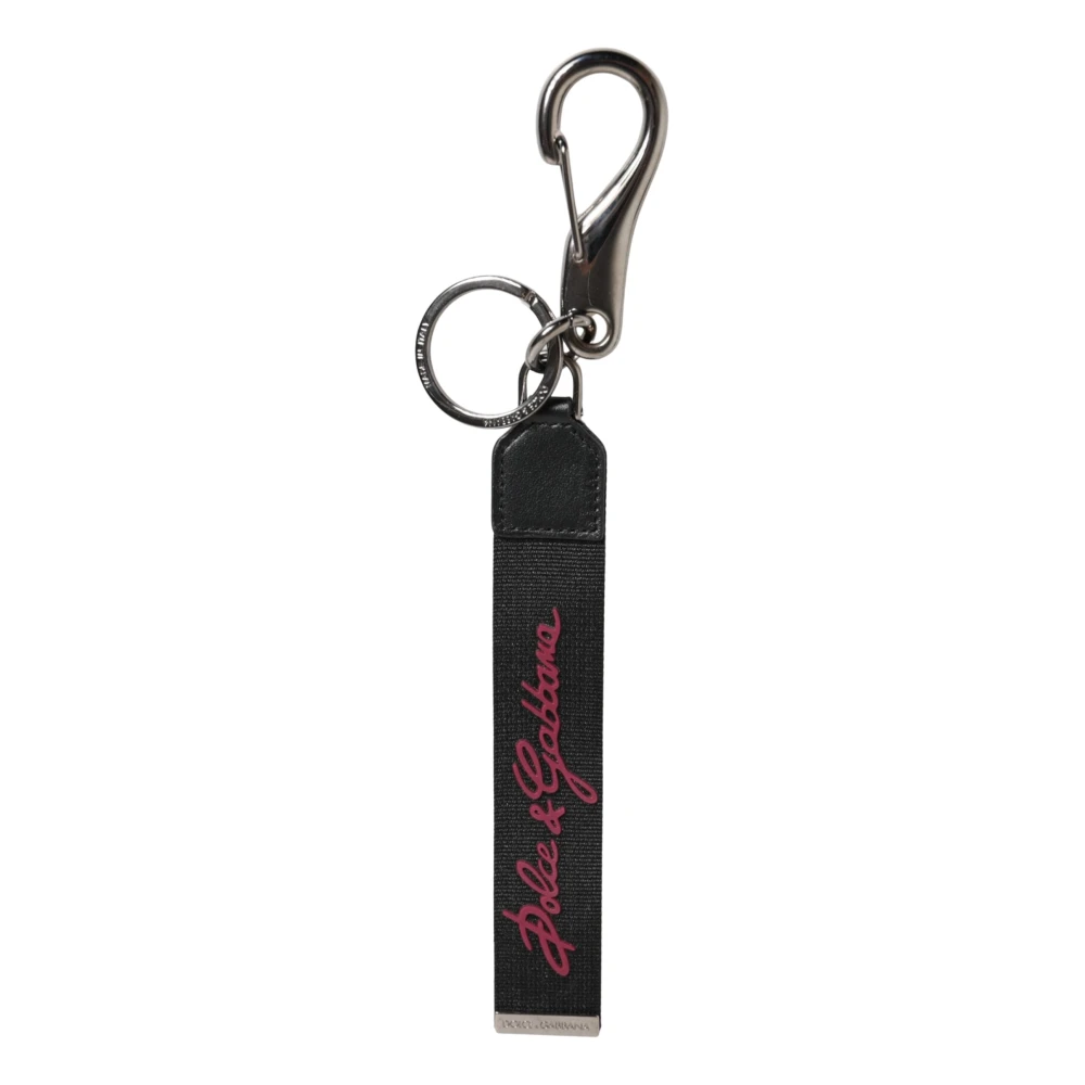 Dolce & Gabbana Unisex Noir Accessoires, Taille: One Size Bordeaux Homme Porte-Clés Avec Logo Dg