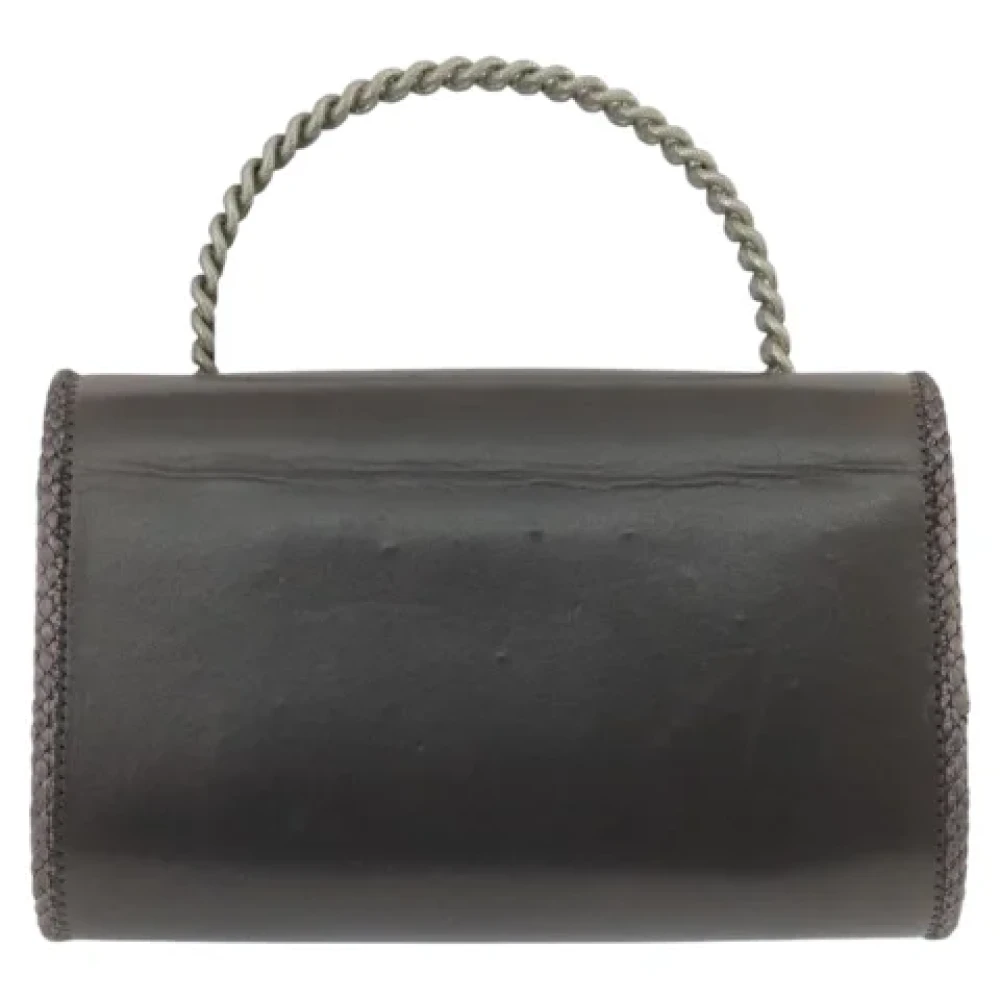 Bally Pre-owned Leather handbags Gray Dames