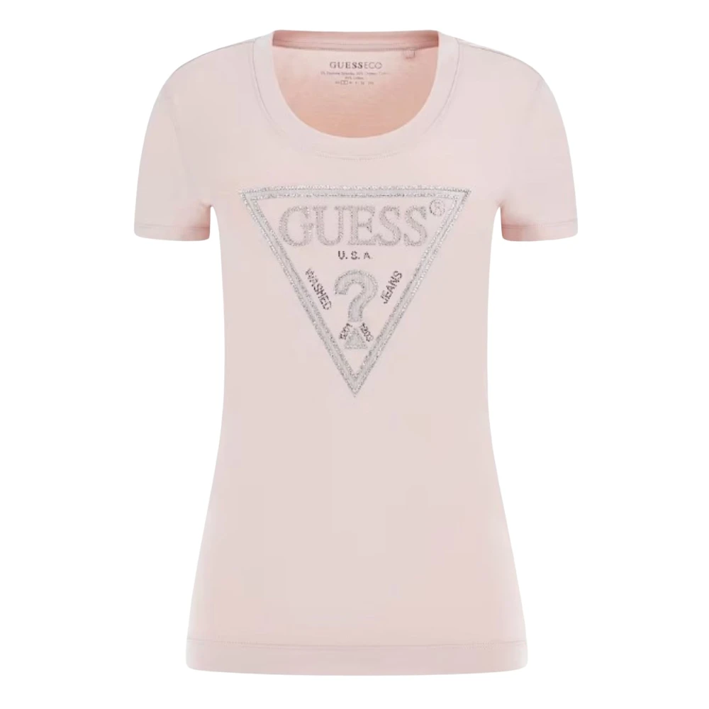 Guess - Tops > T-Shirts - Pink - Guess - Modalova