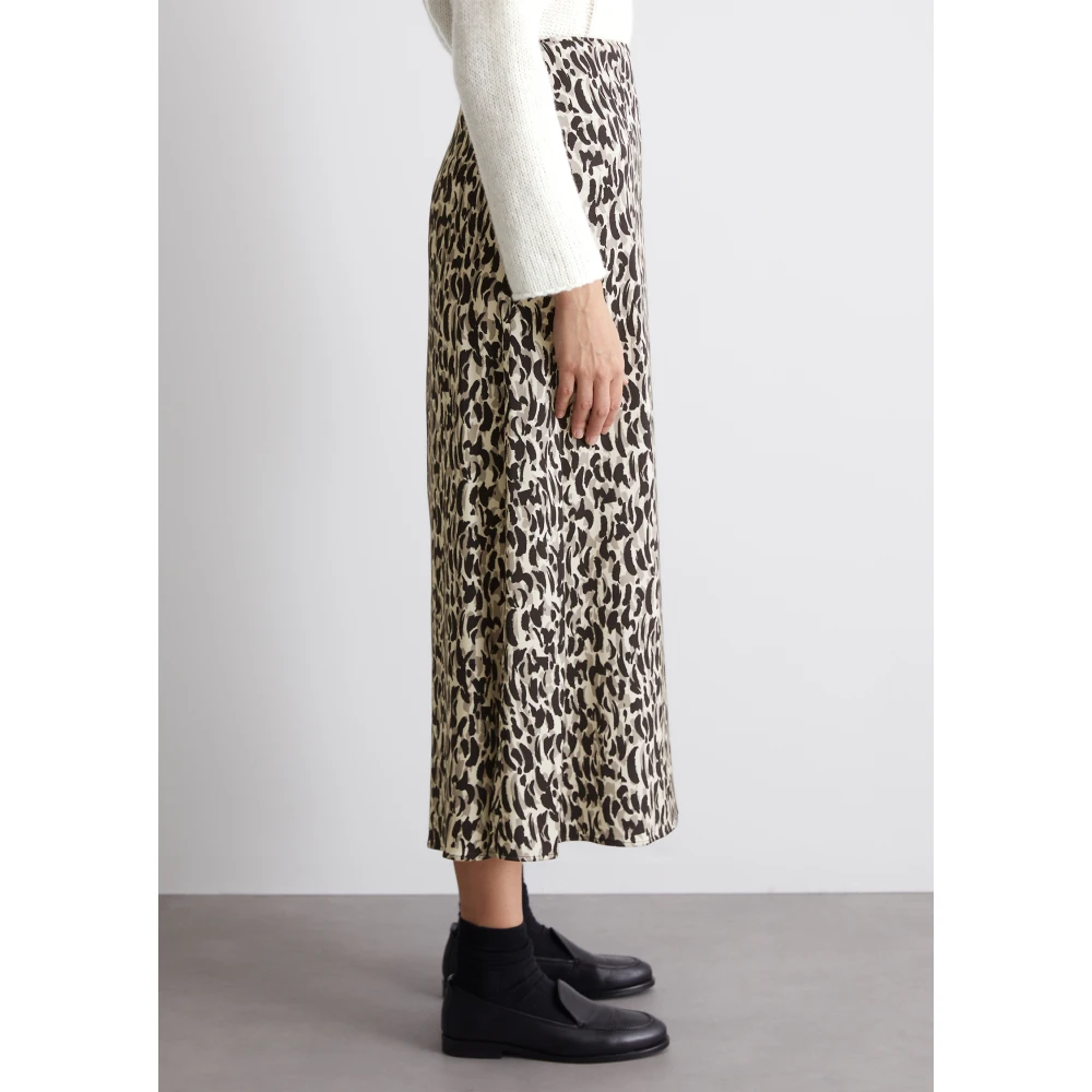 Marc O'Polo Uitlopende maxi-rok gevormd Multicolor Dames