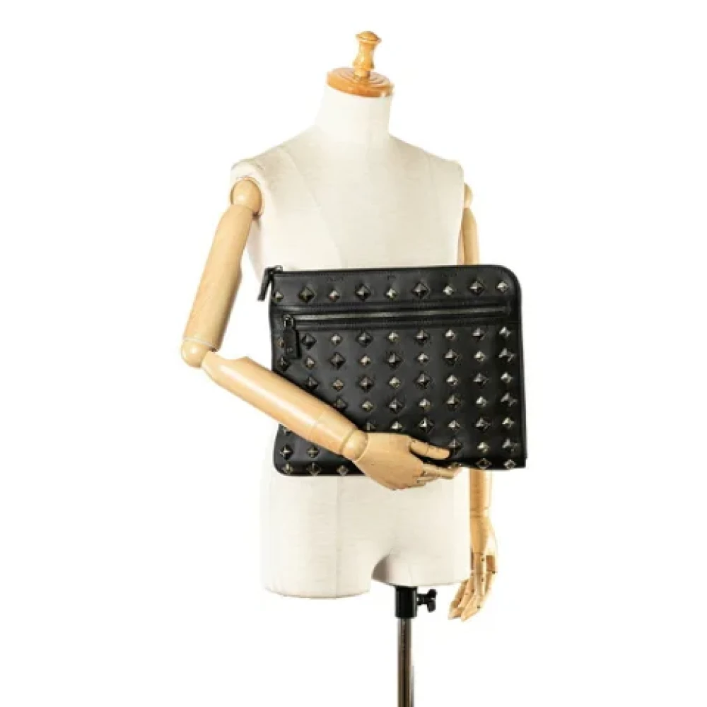 MCM Pre-owned Plastic clutches Black Dames