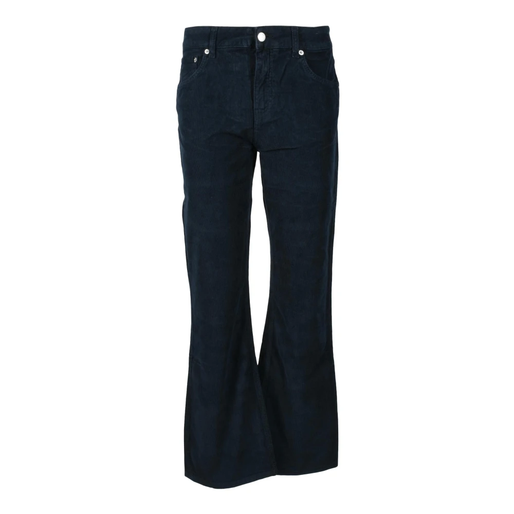 Department Five Katoen Elastaan Broek Blue Dames