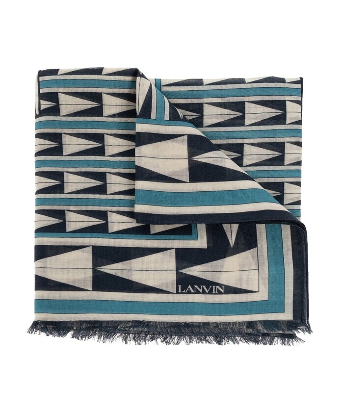 echarpe-en-laine-verte-a-franges-aw23