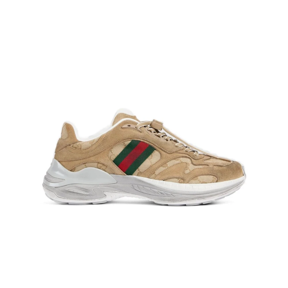 Gucci Men's Brown Sneakers, 10 Uk, 2.0 Sneaker