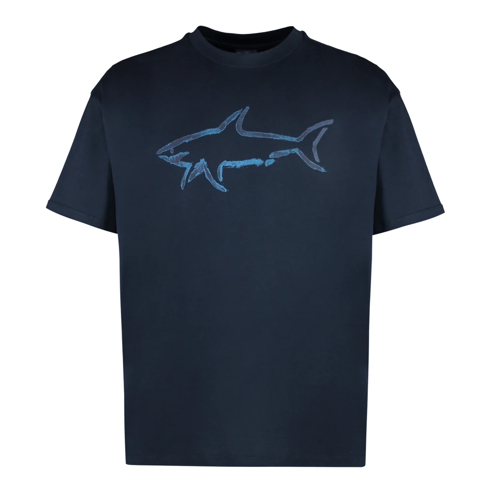 PAUL & SHARK T-Shirts Blue Heren