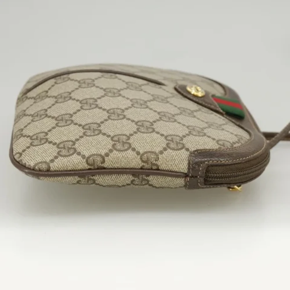 Gucci Vintage Pre-owned Leather gucci-bags Beige Dames