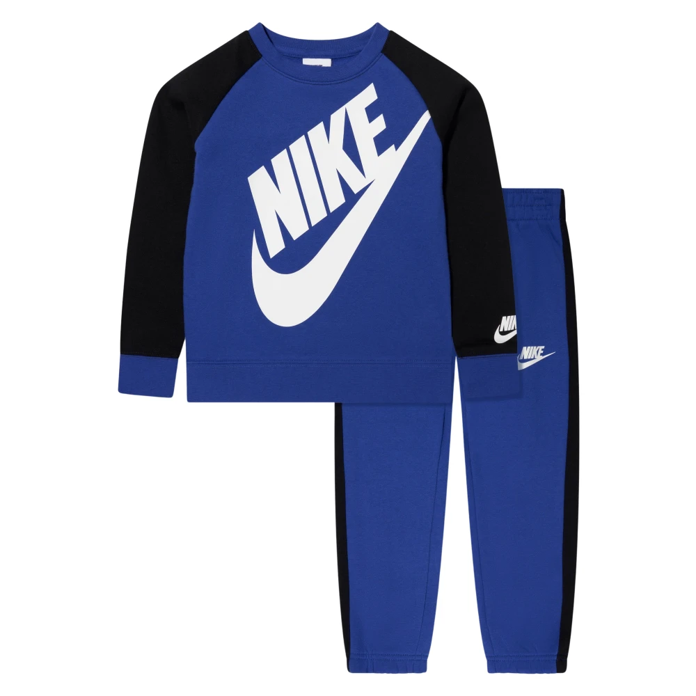 Nike Unisex Blue Futura Crew Tracksuit Set